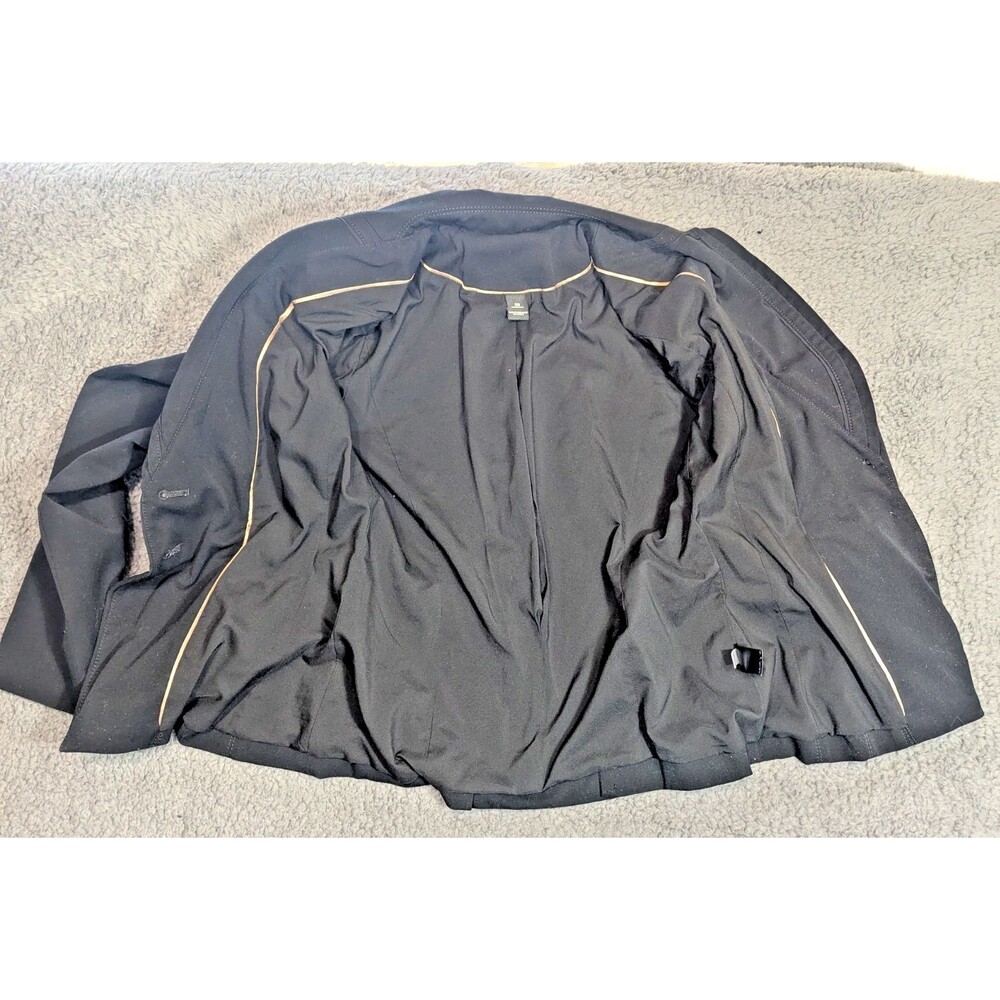 White House Black Market Womens Blazer 00 Black Fitted Career Jacket - Picture 6 of 11